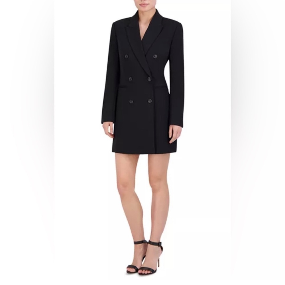 BCBG MAX AZRIA Double-Breasted Blazer Dress